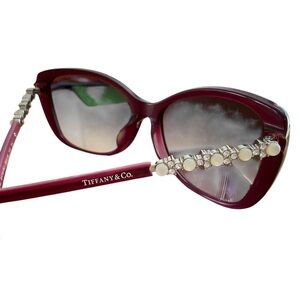 Vintage Tiffany & Co Opalescent Sunglasses Italy TF 4103-B-F 81/3C 5616 1403N